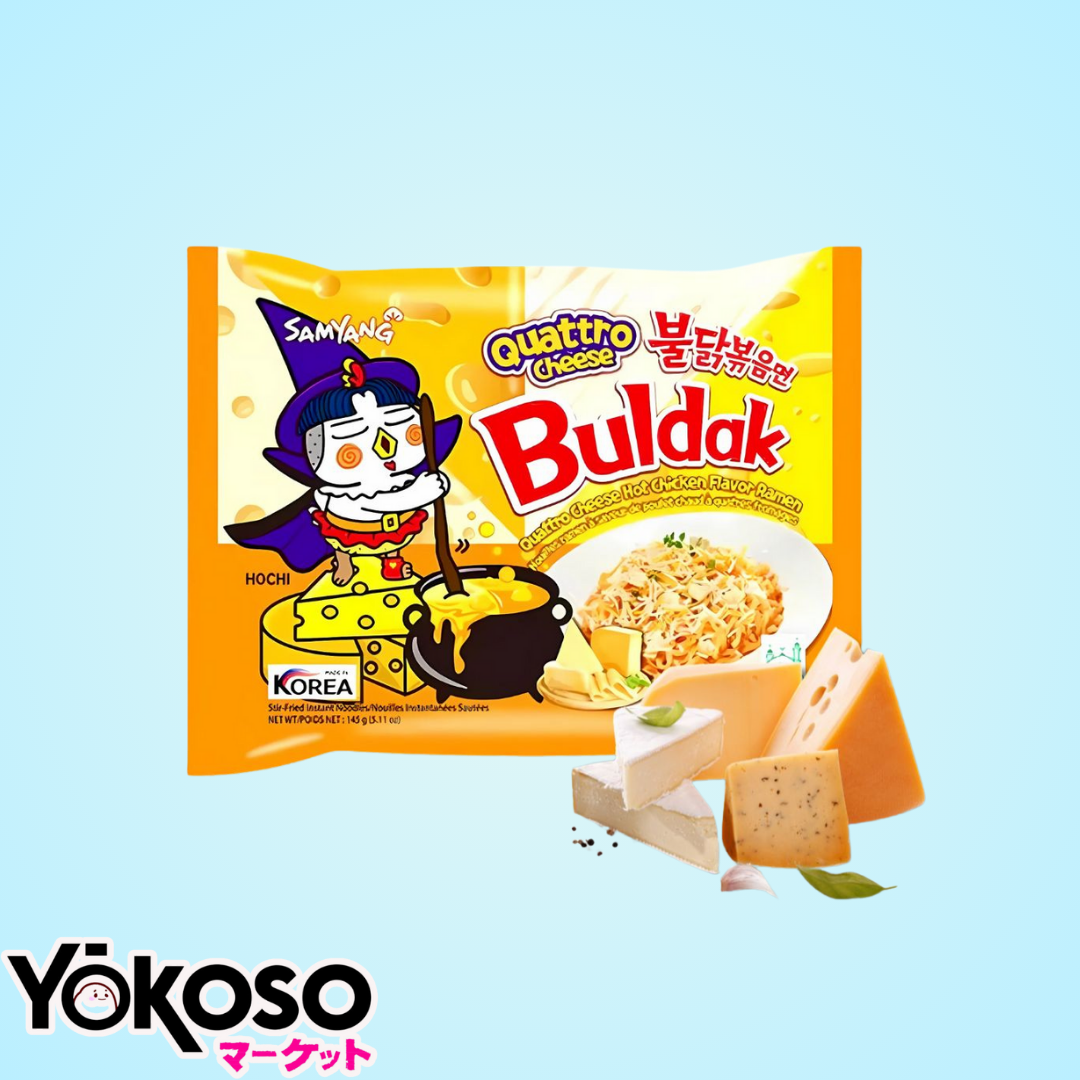 BULDAK RAMEN SABOR A POLLO 4 QUESOS 145g SAMYANG