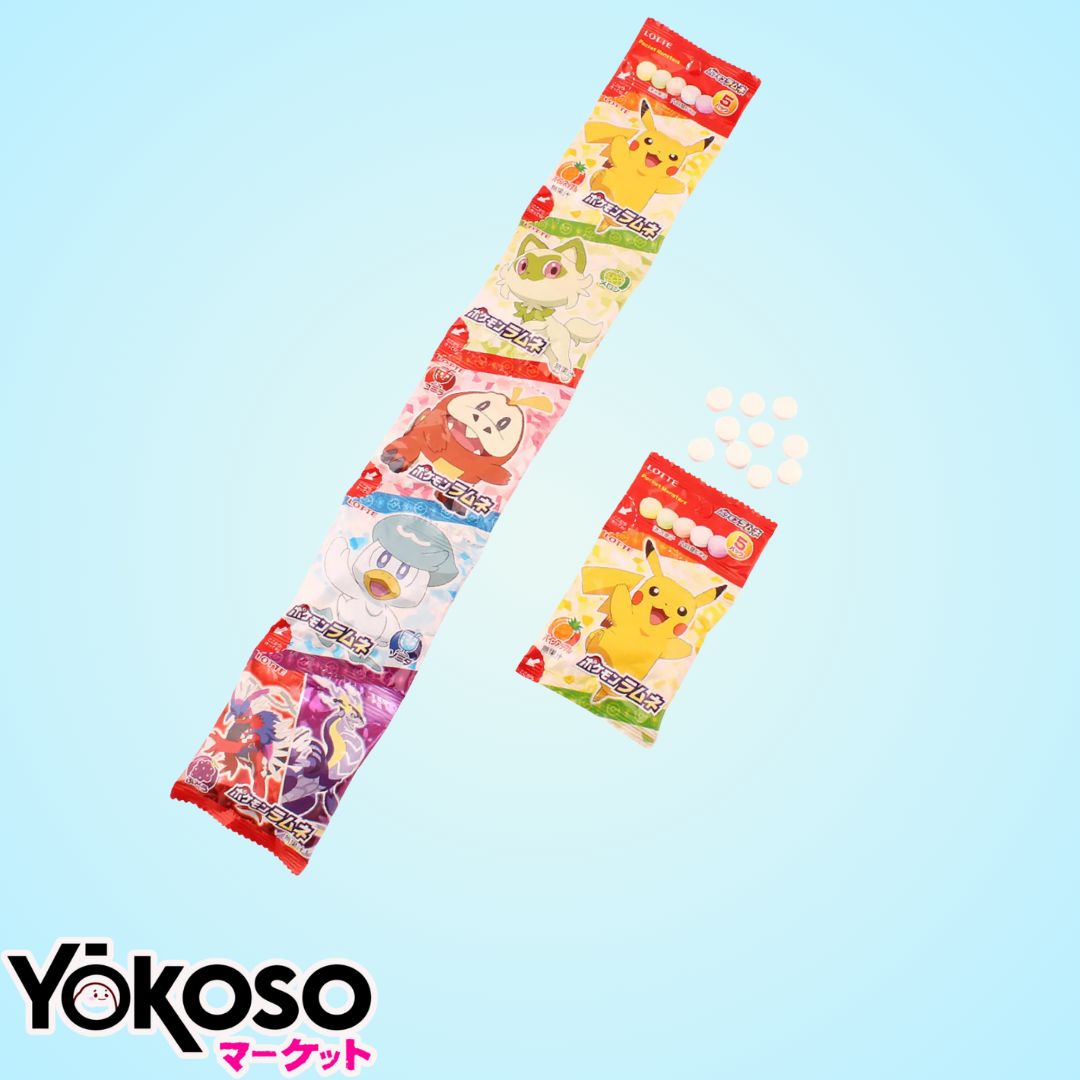 CARAMELOS POKEMON SABOR A RAMUNE 60g
