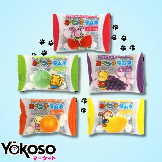 CARAMELOS ABE ABEKKO SABOR A RAMUNE DE FRUTAS 5g