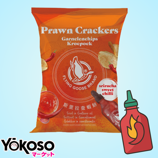 PATATAS SABOR GAMBA CHILI DULCE Y SRIRACHA 80GR