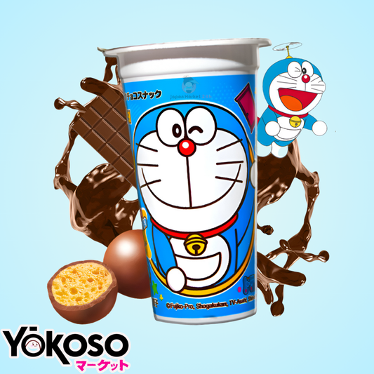GALLETAS DE MAÍZ DE DORAEMON CON SABOR A CHOCOLATE 37g