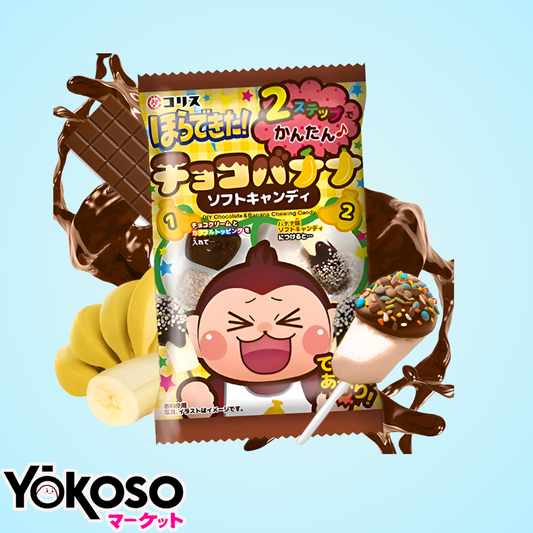 CARAMELOS CORIS SABOR A CHOCOLATE Y PLÁTANO 36g