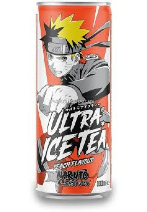 ULTRA ICE TEA MELOCOTÓN 330ML NARUTO