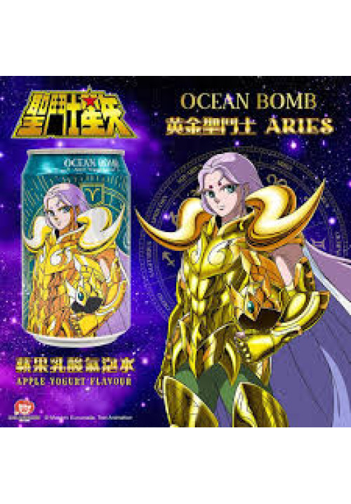 OCEAN BOMB DE YOGUR DE MANZANA LOS CABALLEROS DEL ZODIACO ARIES 330ML