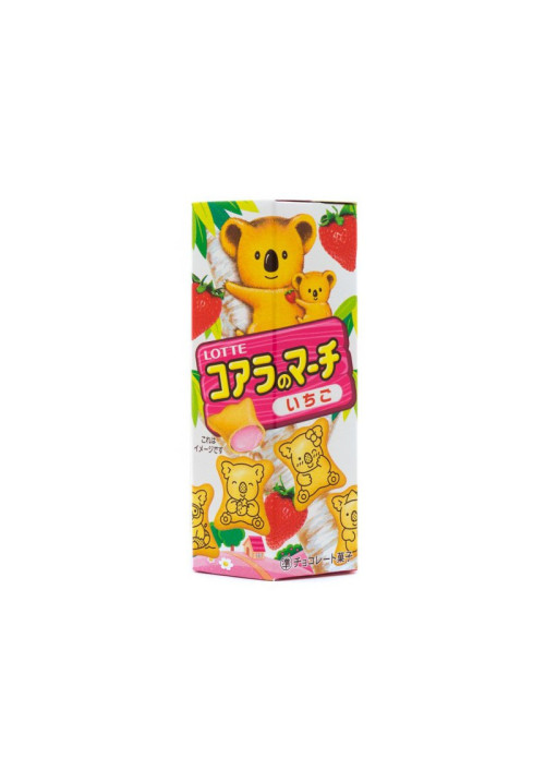 GALLETAS LOTTE KOALA'S MARCH CON CREMA DE FRESA 48g